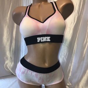 PINK BRA & PANTY SET